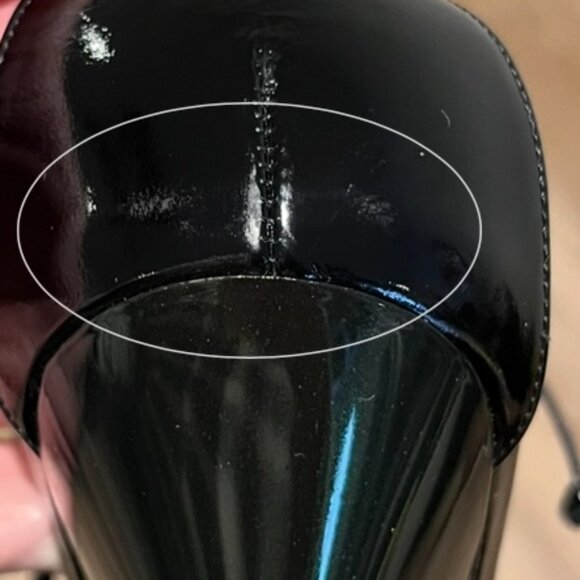 Gucci D'Orsay Patent Leather Stilletto Pumps - Size 8 - Picture 9 of 10